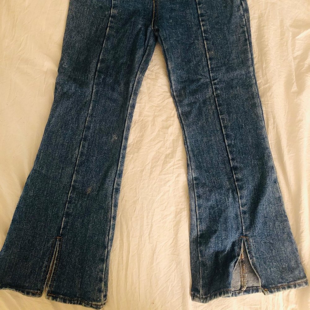 HIGH WAISTED - WIDE LEG - DENIM JEANS